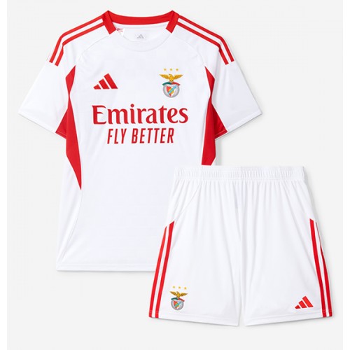 Maglia Calcio Benfica Terza Divisa Bambino 2025-26 Manica Corta (+ pantaloncini)